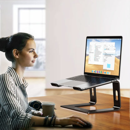 ElevatePro Aluminum Laptop Stand - Ergonomic & Stylish