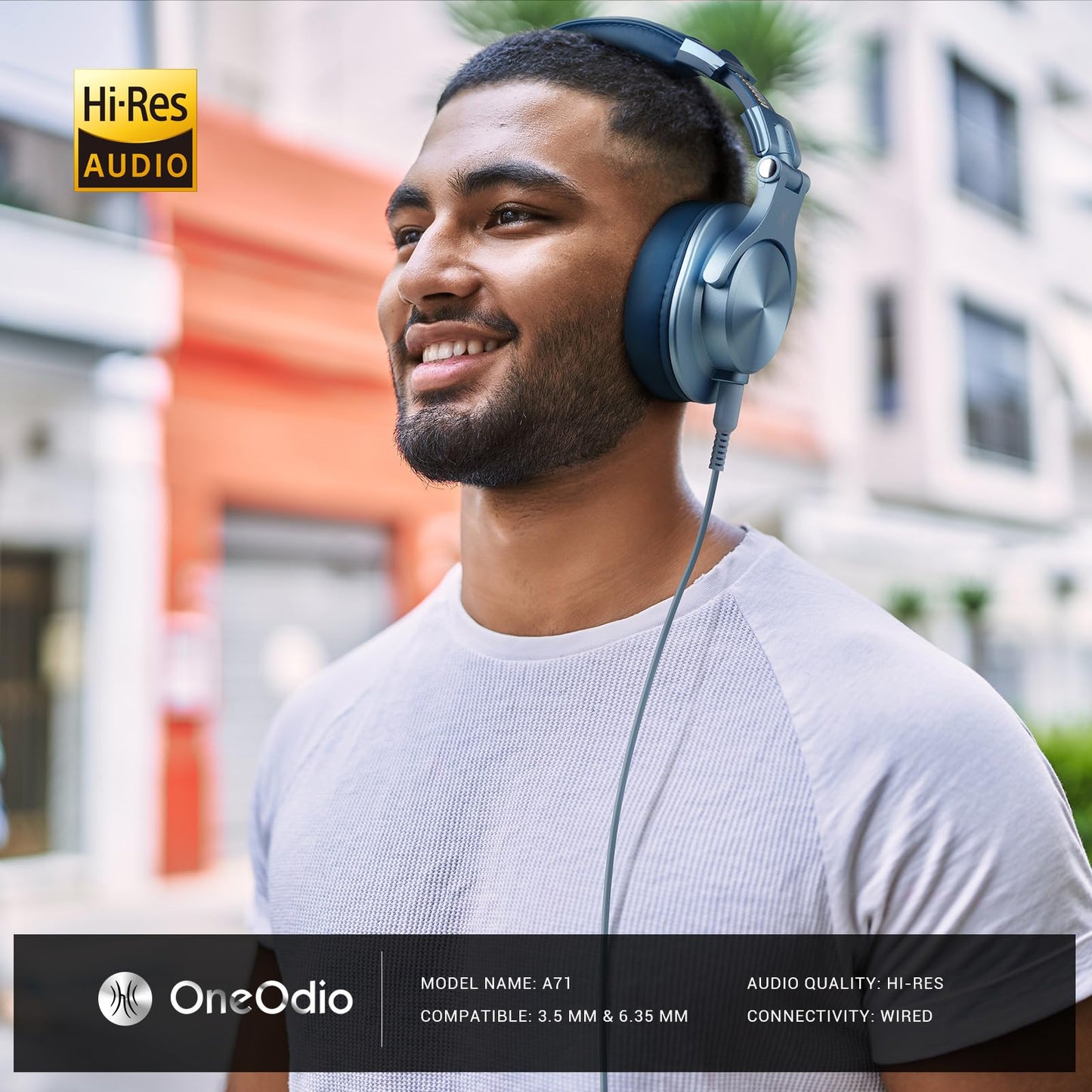 OneOdio A71 Studio Pro - Wired Foldable DJ Headset