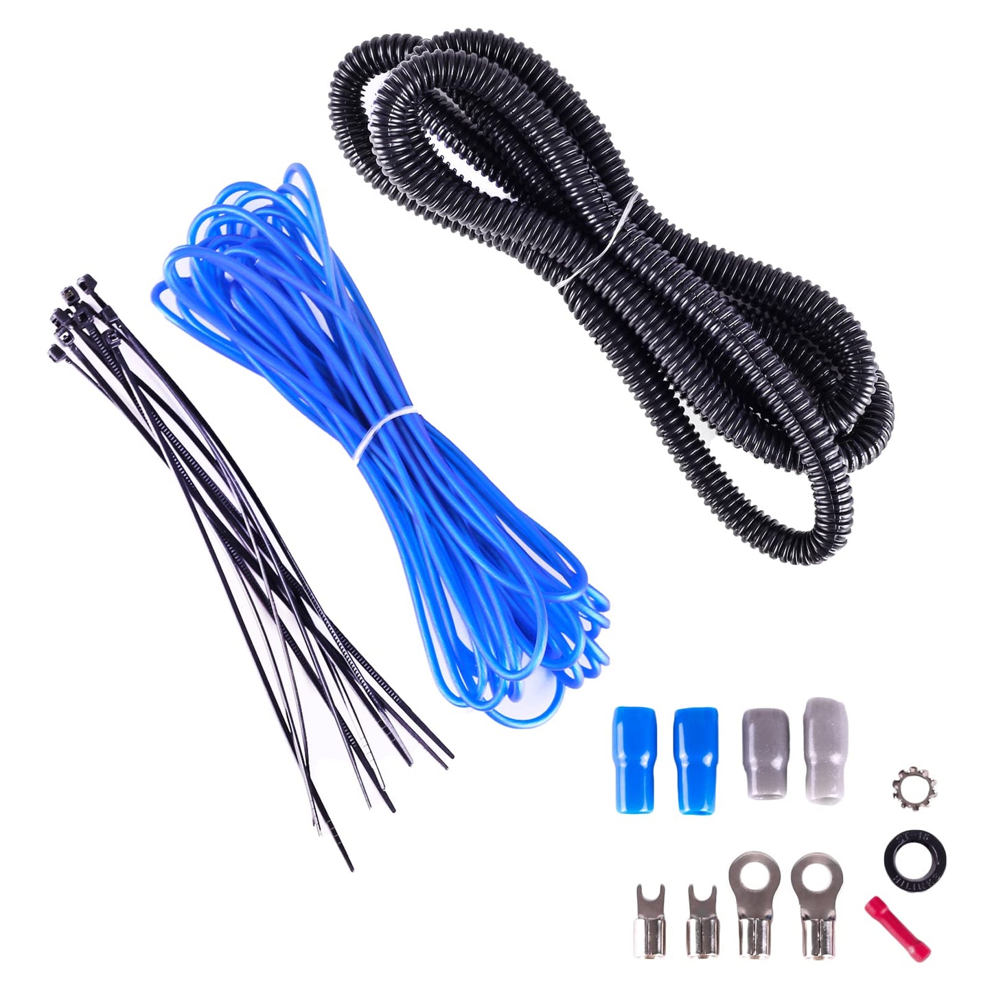 SkarSound Pro 1/0 Gauge OFC Amp Wiring Kit
