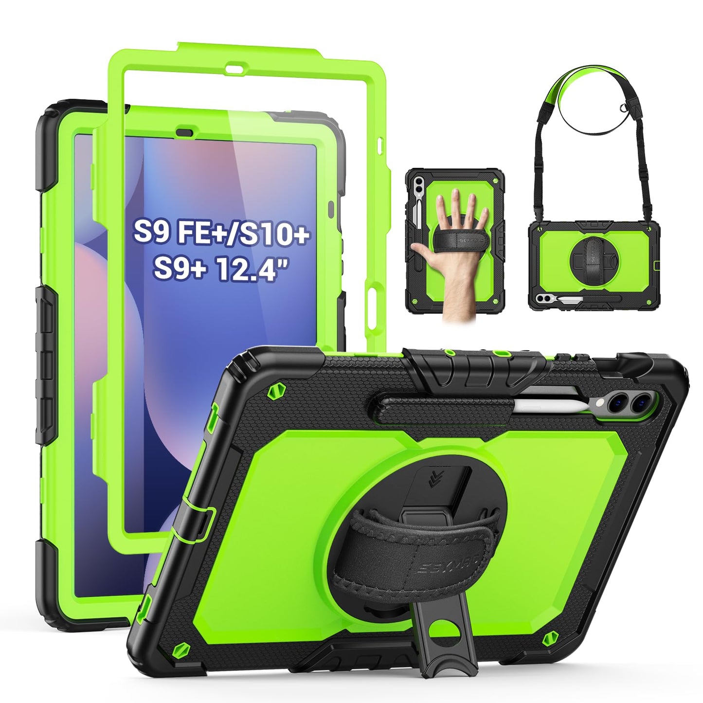 SEYMAC Heavy Duty Case for Galaxy Tab A9 8.7 2023, Blue