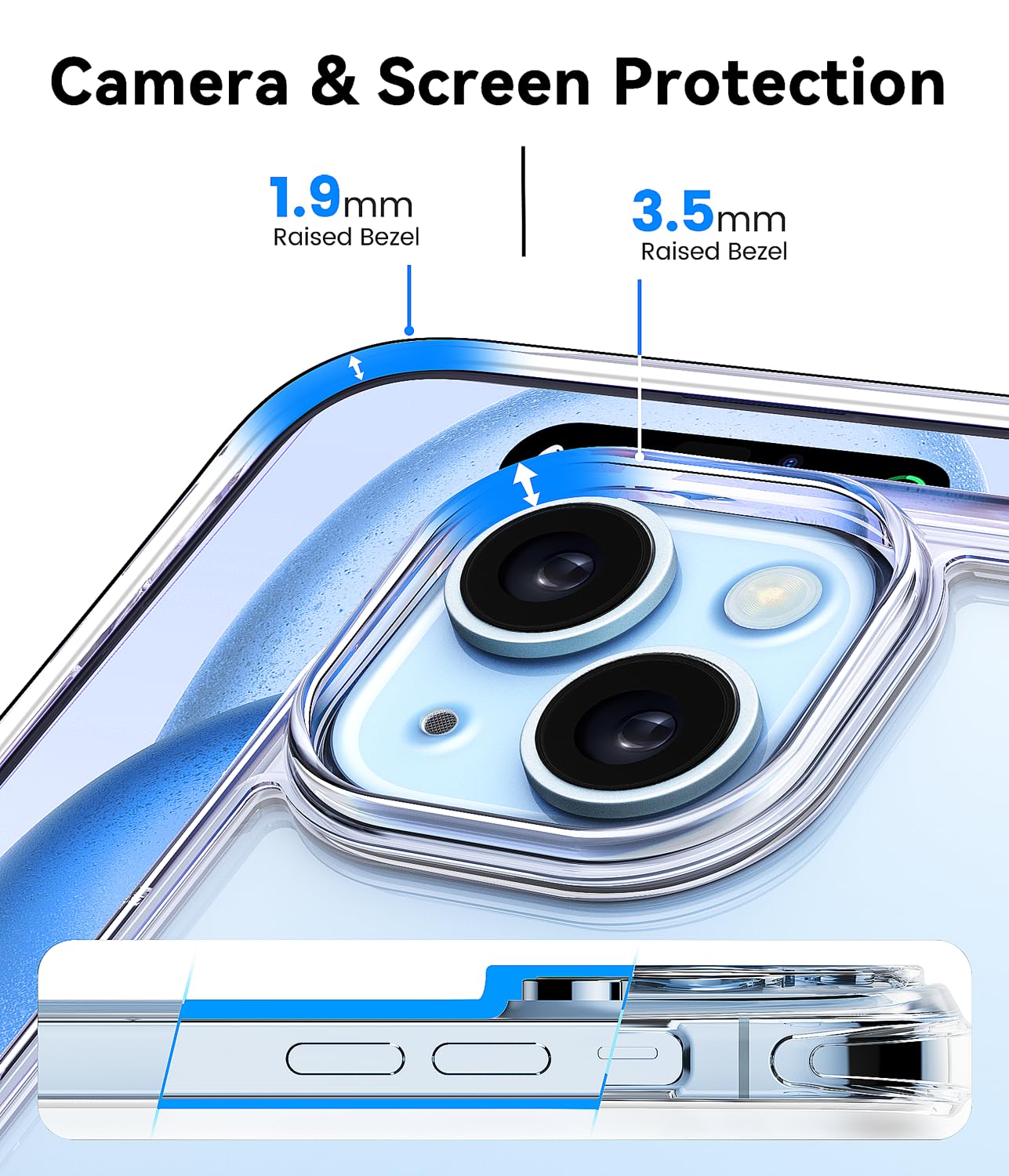 CrystalGuard i16: Clear, Tough, Anti-Yellowing Case