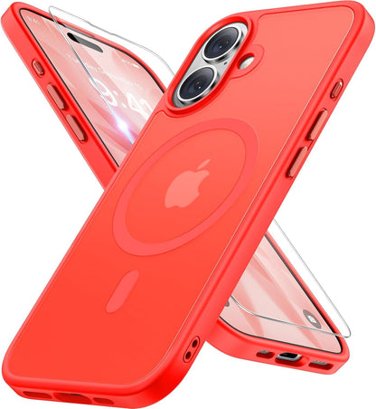 Miracase Magnetic iPhone 14 Case with Protectors
