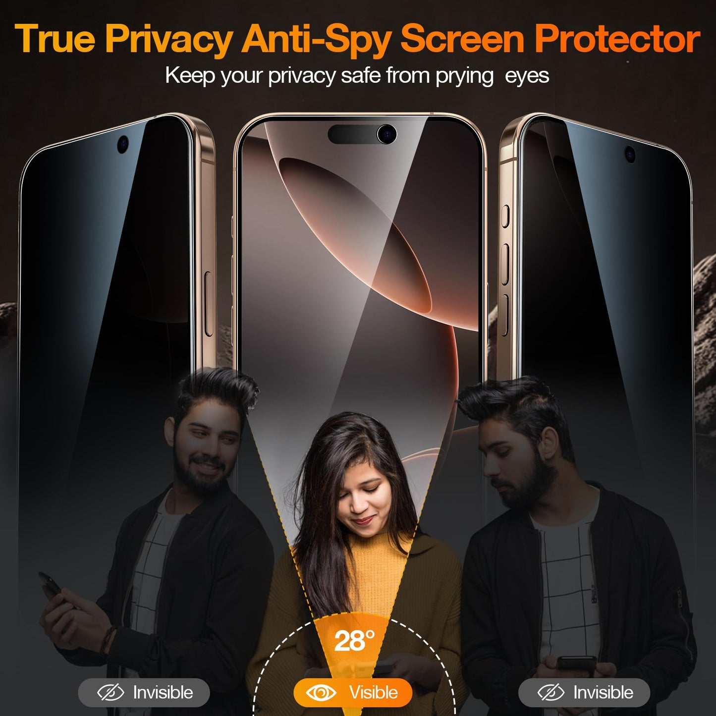 iPhone 11/XR SecureView Privacy Screen Protector Set - Small Enterprise