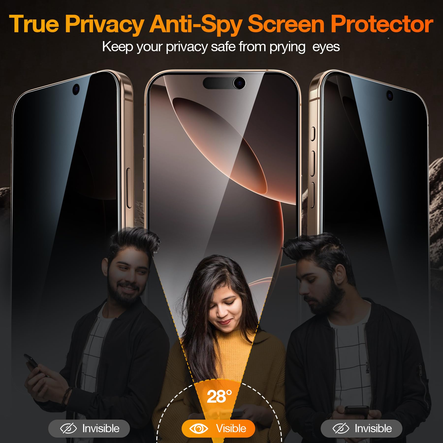 iPhone 11/XR SecureView Privacy Screen Protector Set - Small Enterprise