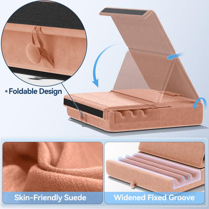 FoldMate: Versatile Tablet Pillow Stand with Pocket