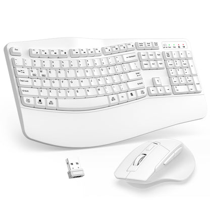 ErgoWave Duo: Wireless Keyboard & Mouse Set
