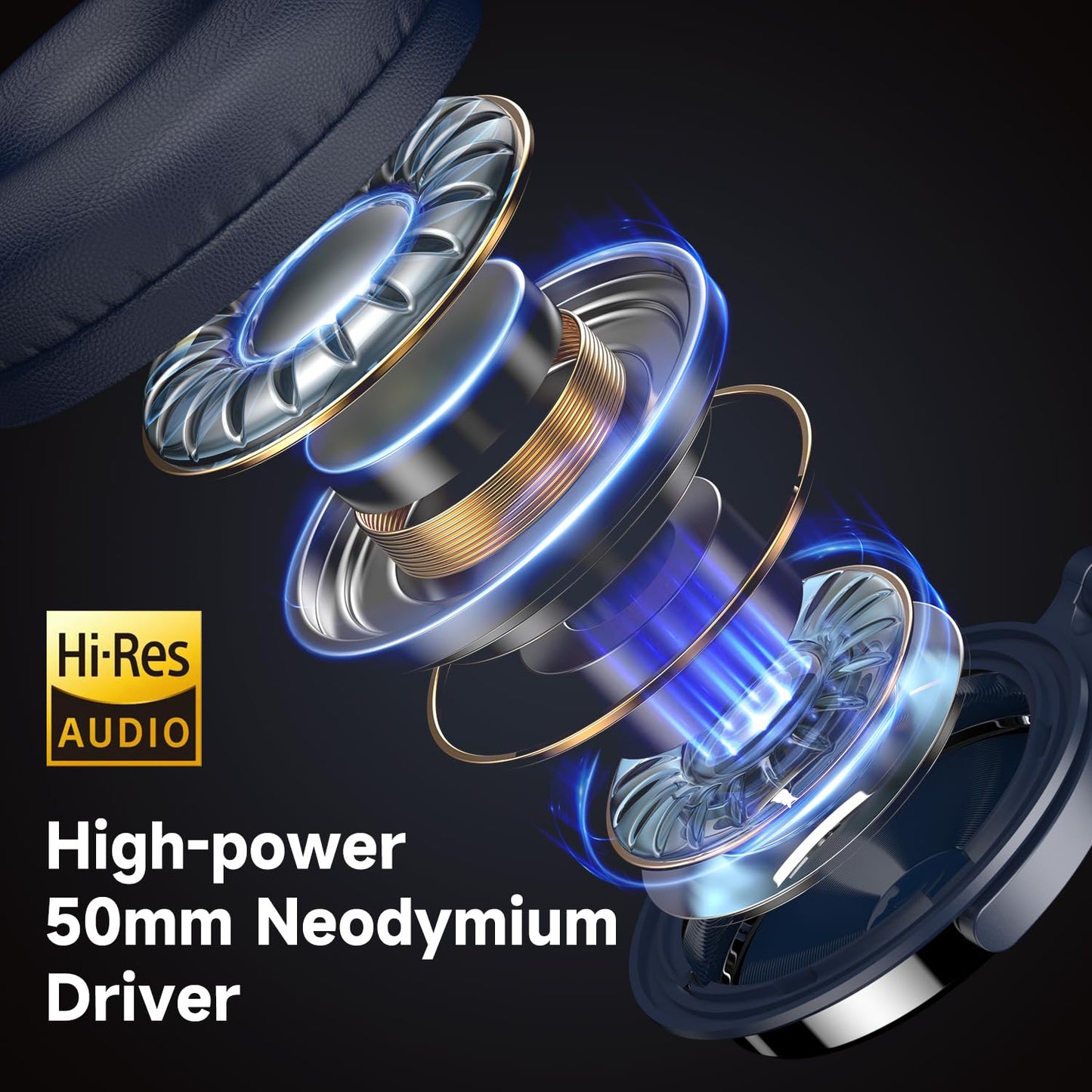 OneOdio Pro DJ Studio Over-Ear Headphones - Black