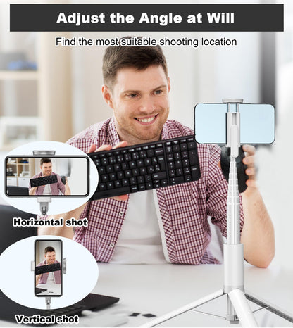 TONEOF MagFlex 68 Tripod Selfie Stick - Beige Gray - Small Enterprise