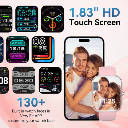 FitSmart Alexa Watch: HD Touchscreen & Health Tracker - Small Enterprise