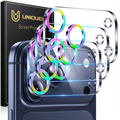 UniqueMe for 3 Pack iPhone 16 Pro/iPhone 16 Pro Max Camera Lens Protector