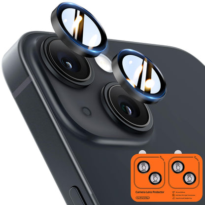 TOCOL Camera Lens Protector for iPhone 17 Tempered Glass HD Individual Scratch Resistant Camera Cover Accessories Case Friendly 2 Pack（Clear）