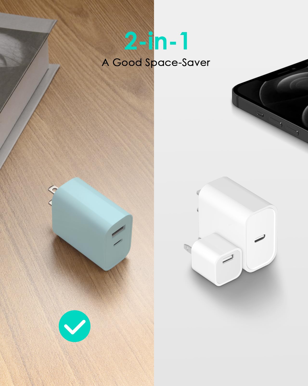 QuadCharge USB-C & QC Charger - Small Enterprise