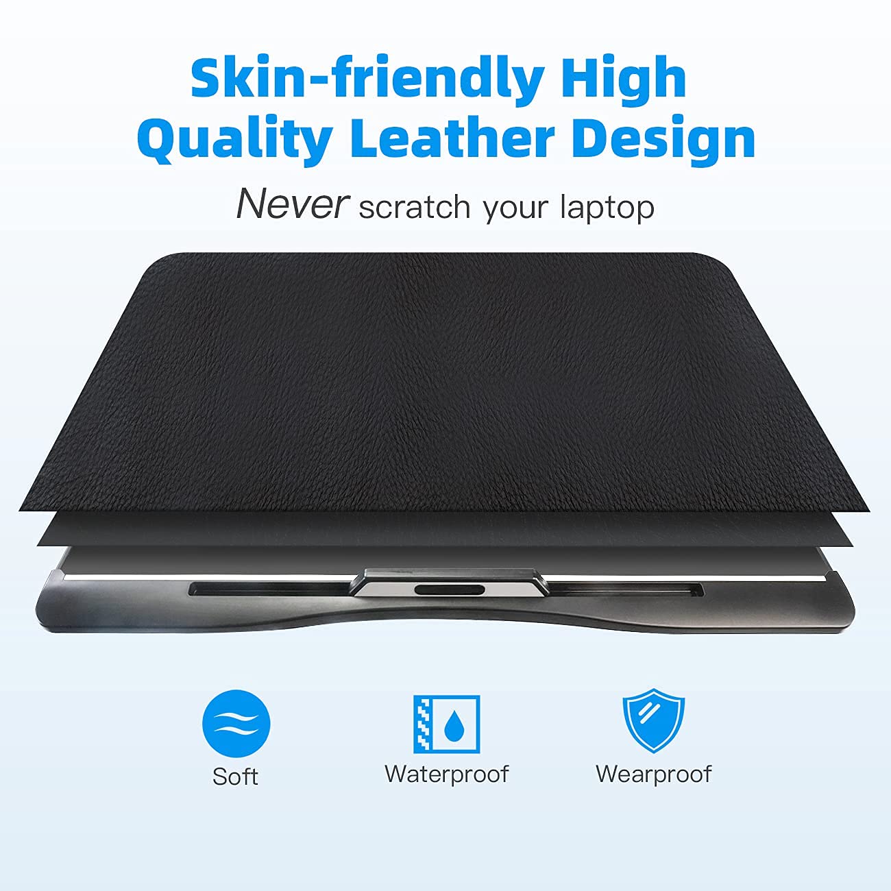 FlexiFold XL: Adjustable Laptop Tray for Bed & Sofa