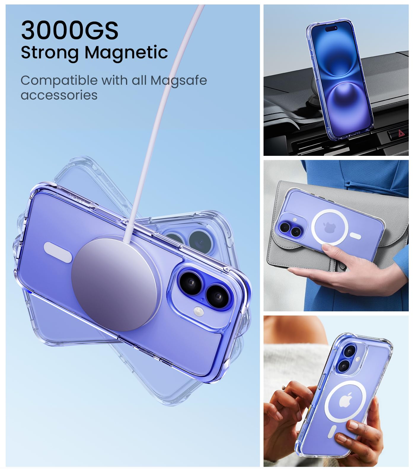 CrystalGuard i16: Clear, Tough, Anti-Yellowing Case