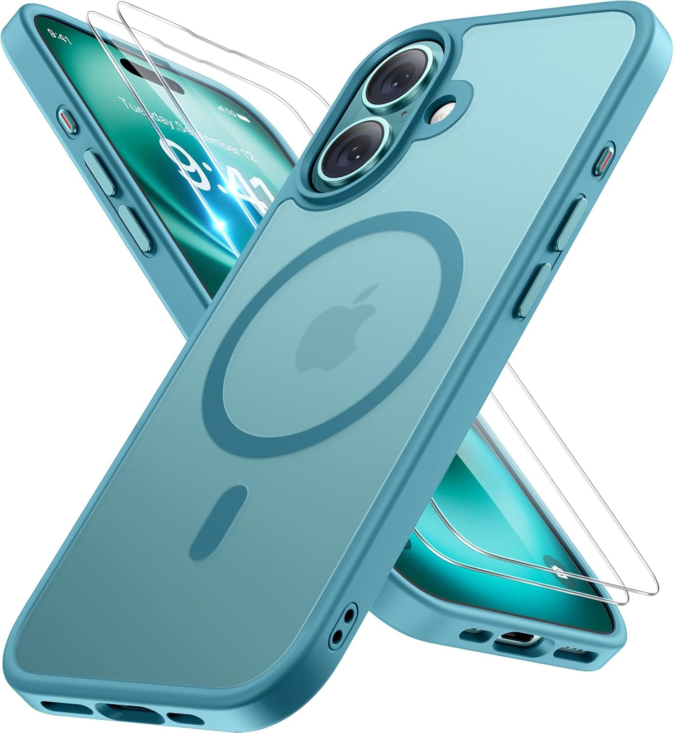 Miracase Magnetic iPhone 14 Case with Protectors