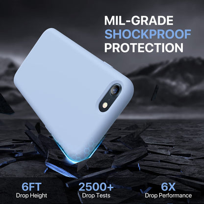 Miracase Capri Blue Slim Shockproof iPhone Case