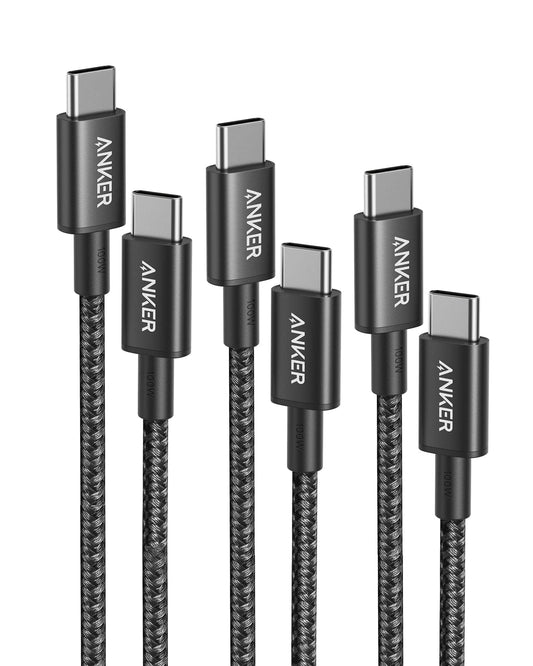 10FT USB-C Cable 100W Fast Charge (Black)