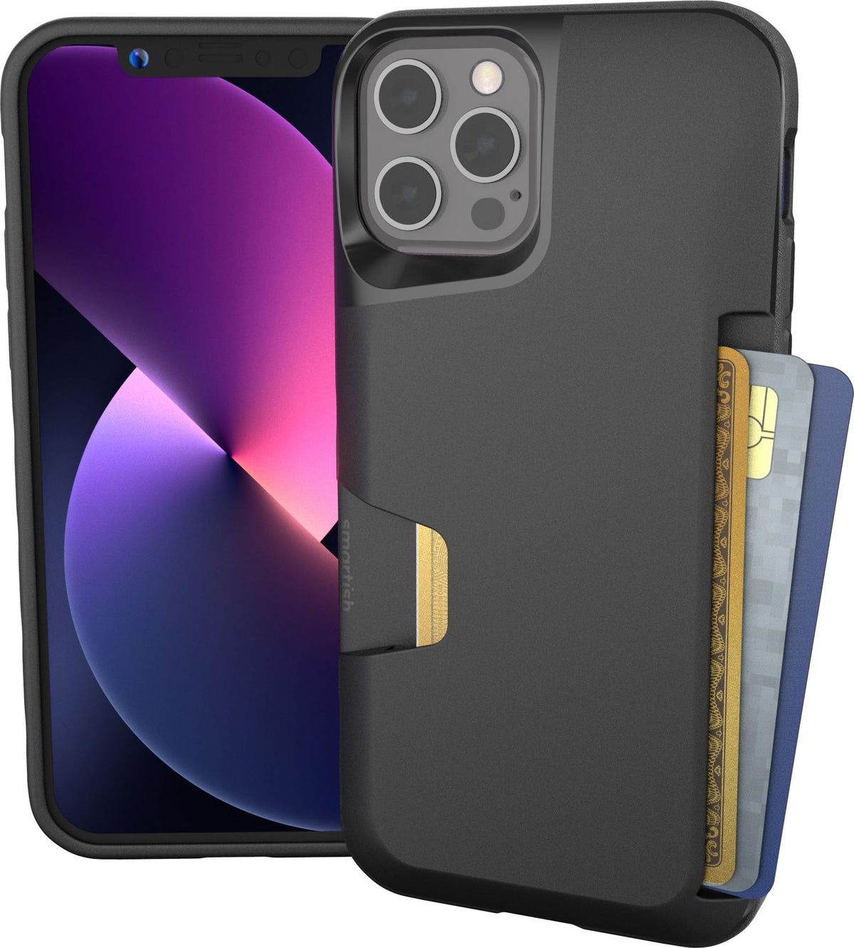 Smartish iPhone 18 Pro/17 Pro Wallet Case, Wallet Slayer V1, Cherry Blossom