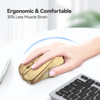 ErgoGlide Wireless: 6-Button, 2600 DPI, 24-Month Power