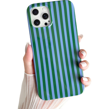 Yeddabox for iPhone 17 Pro Max Case Cute Striped Phone Case Soft TPU Slim Shockproof Phone Cover for Women Girls, Pink