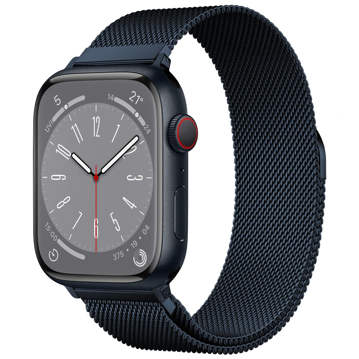 Original Stainless Steel Loop for Apple Watch Band 38mm 40mm 41mm 42mm 44mm 45mm 49mm, Magnetic Clasp Replacement Bands for iwatch Series Ultra SE 8 7 6 5 4 3 2 1, Women & Men Watch Strap for Apple