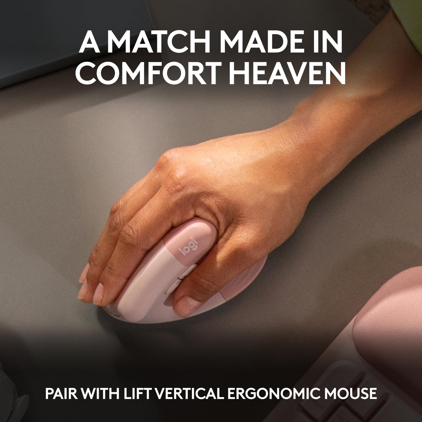 WaveEase Wireless Ergokey by Logitech