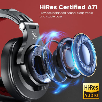 OneOdio A71 Studio Pro - Wired Foldable DJ Headset