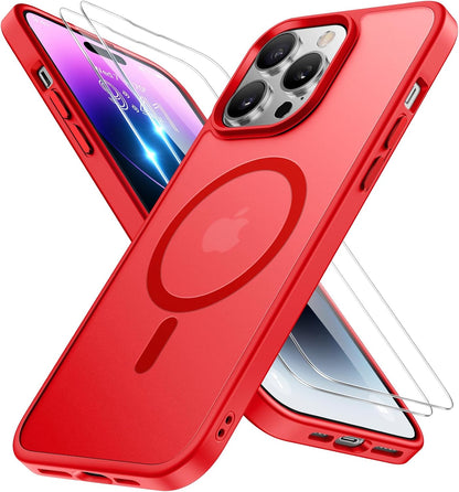Miracase Magnetic iPhone 14 Case with Protectors