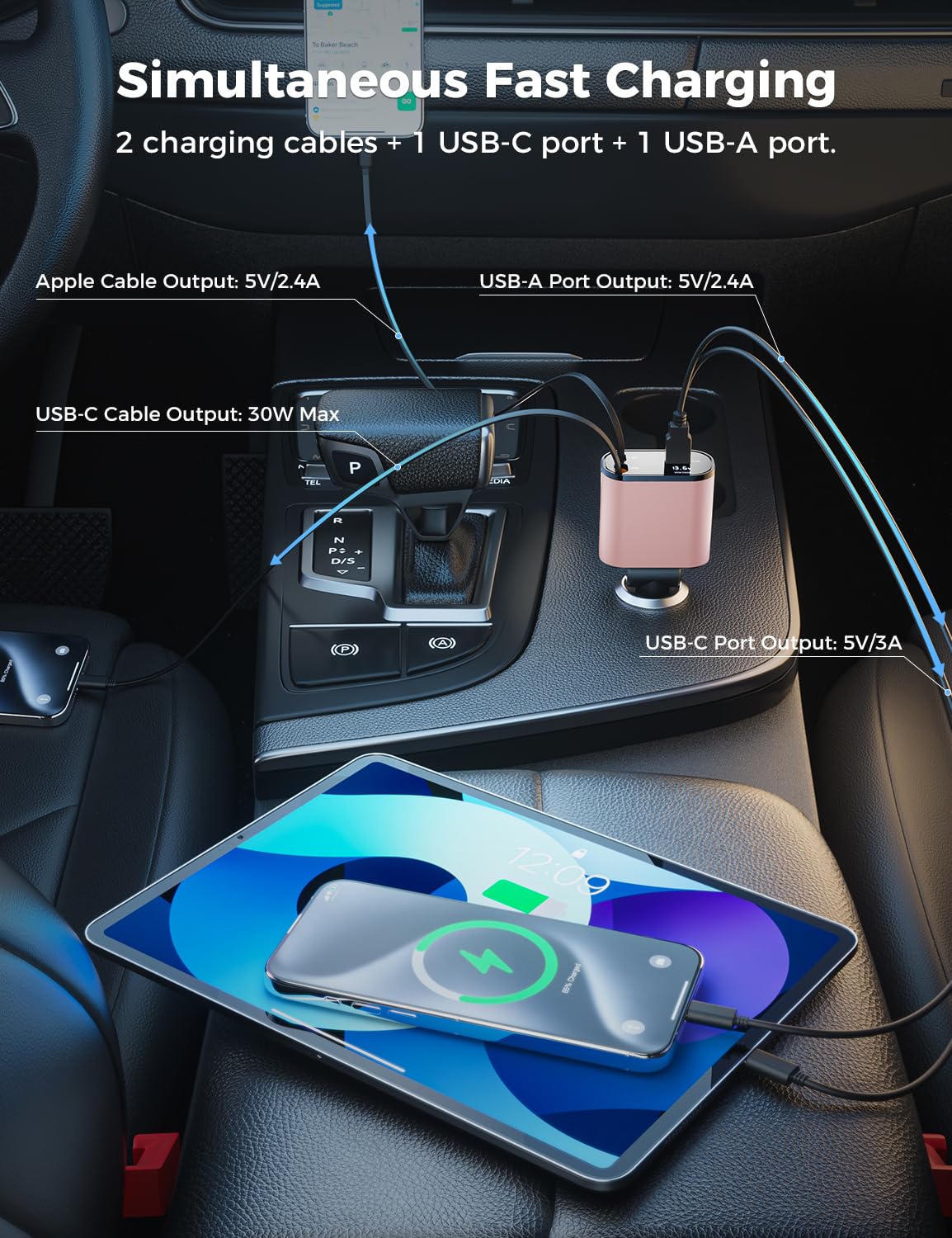 SuperOne 4-in-1 Car Charger - Small Enterprise