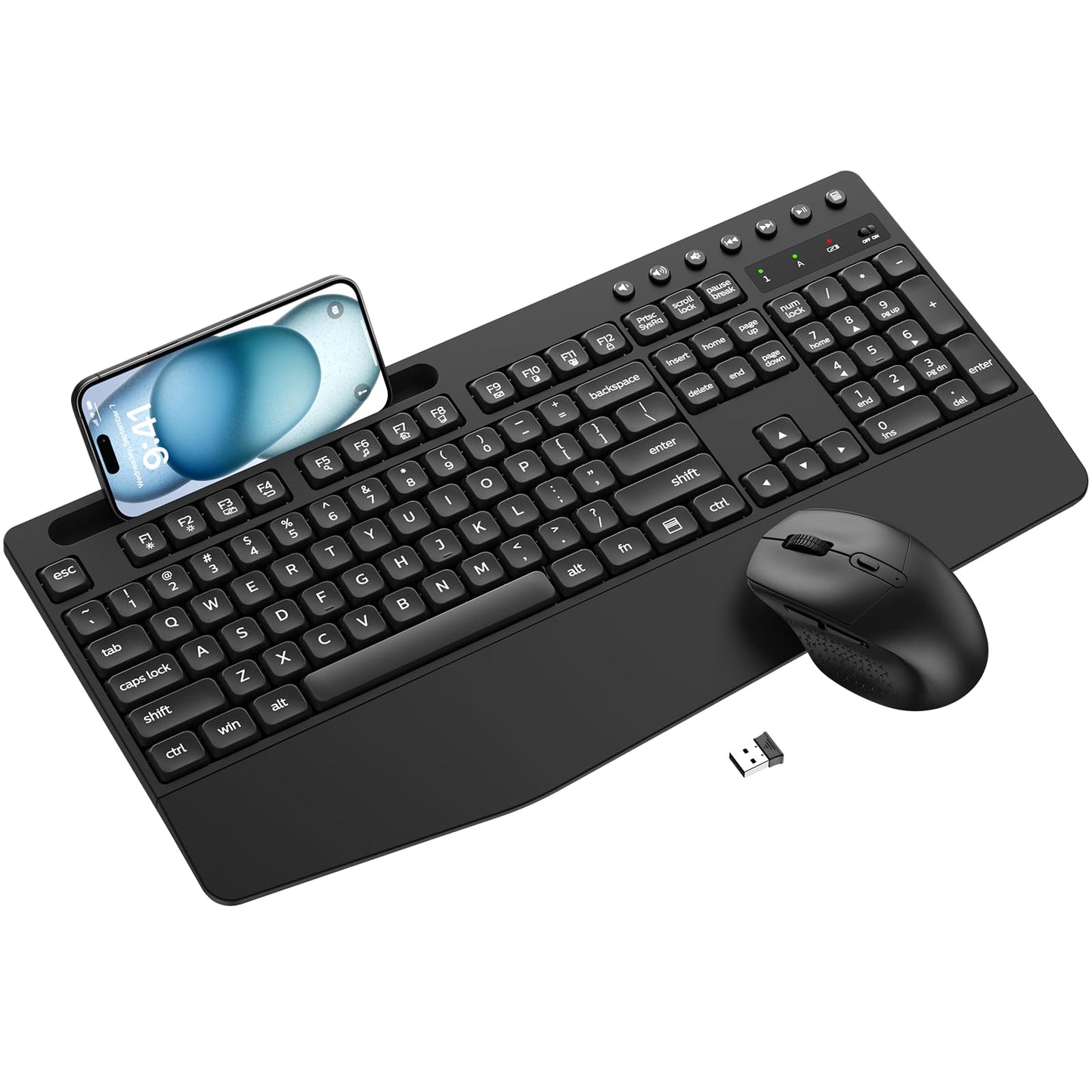 ErgoWave Duo: Wireless Keyboard & Mouse Set