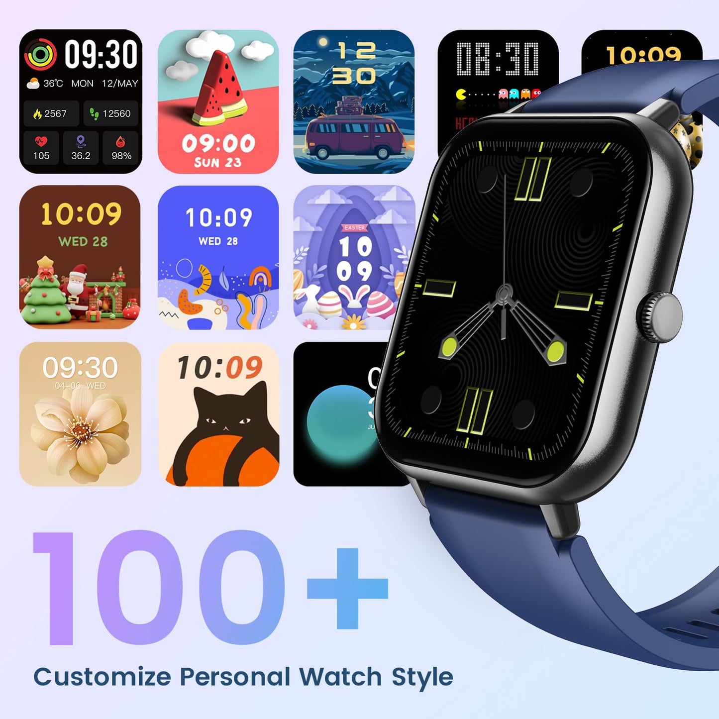 FitGoddess Smartwatch: Health & Fitness Tracker - Small Enterprise