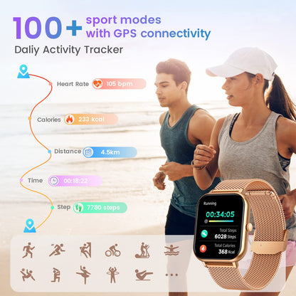FitGoddess Smartwatch: Health & Fitness Tracker - Small Enterprise