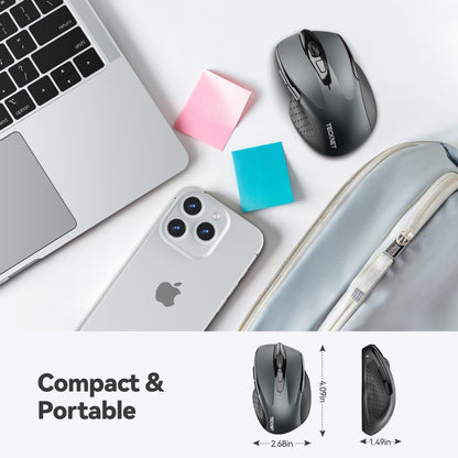 ErgoGlide Wireless: 6-Button, 2600 DPI, 24-Month Power
