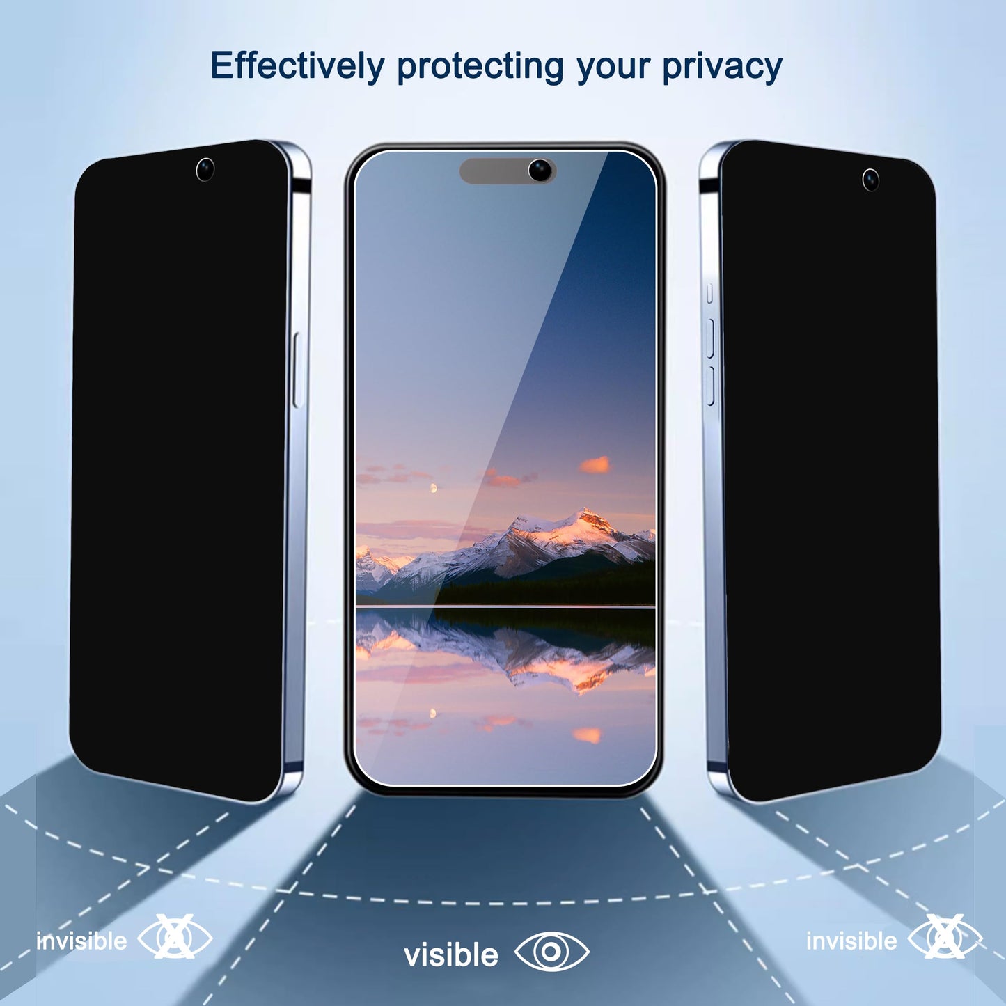 Ailun iPhone Privacy Glass 3-Pack - 6.1 Security - Small Enterprise