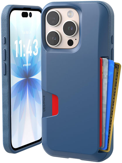 Smartish iPhone 18 Pro/17 Pro Wallet Case, Wallet Slayer V1, Cherry Blossom