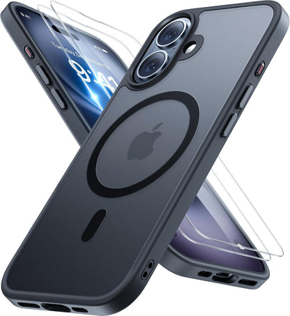 Miracase Magnetic iPhone 14 Case with Protectors