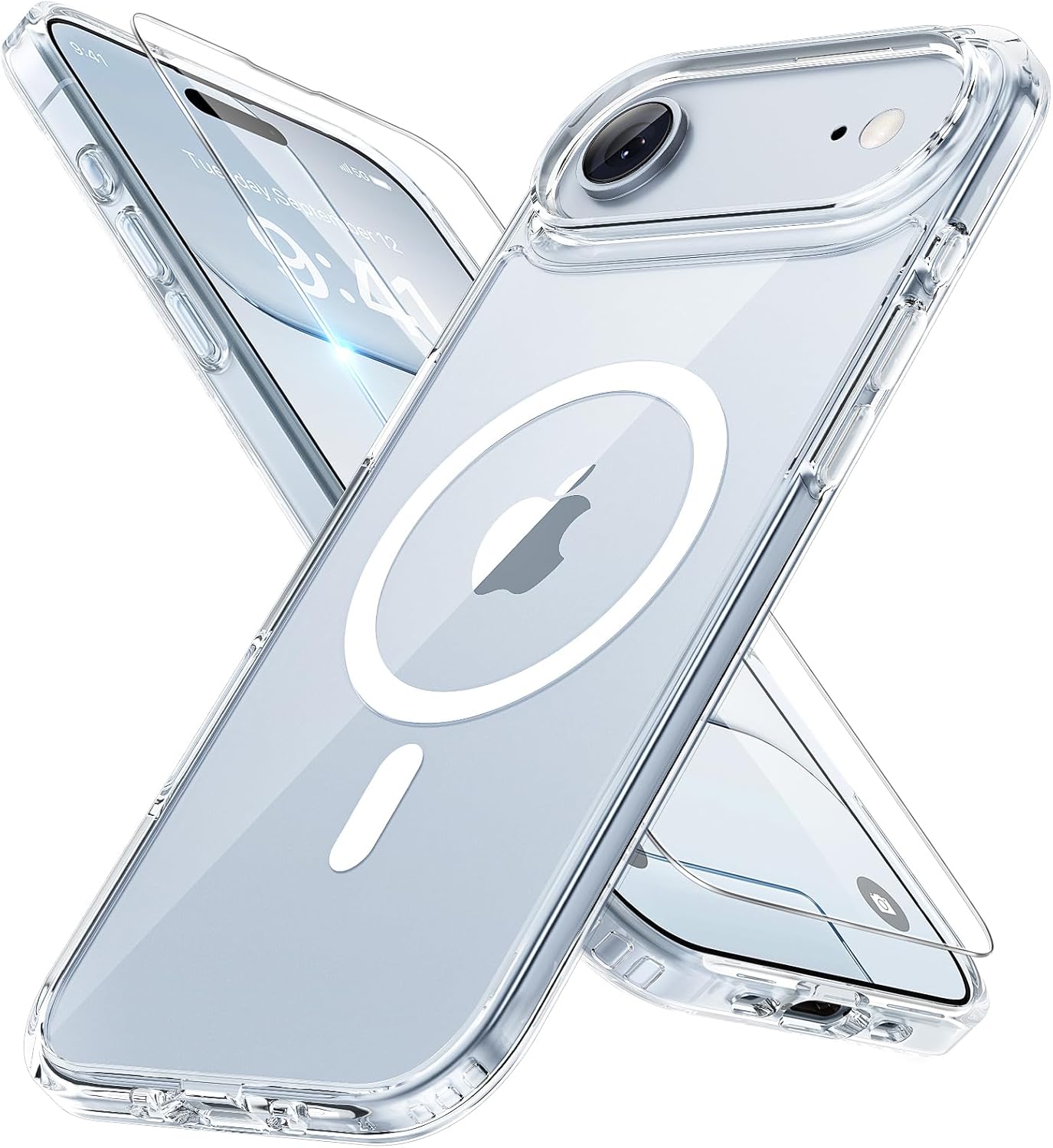 Miracase Magnetic iPhone 14 Case with Protectors