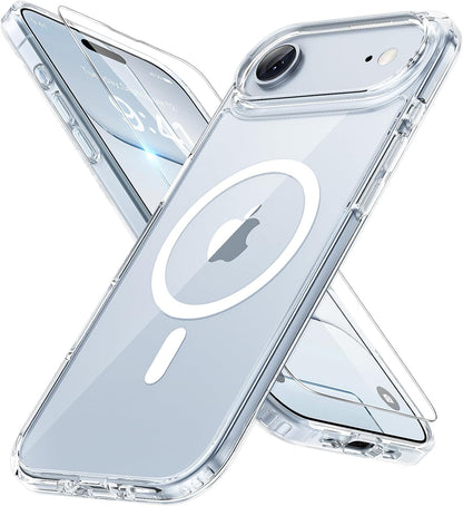 Miracase Magnetic iPhone 14 Case with Protectors