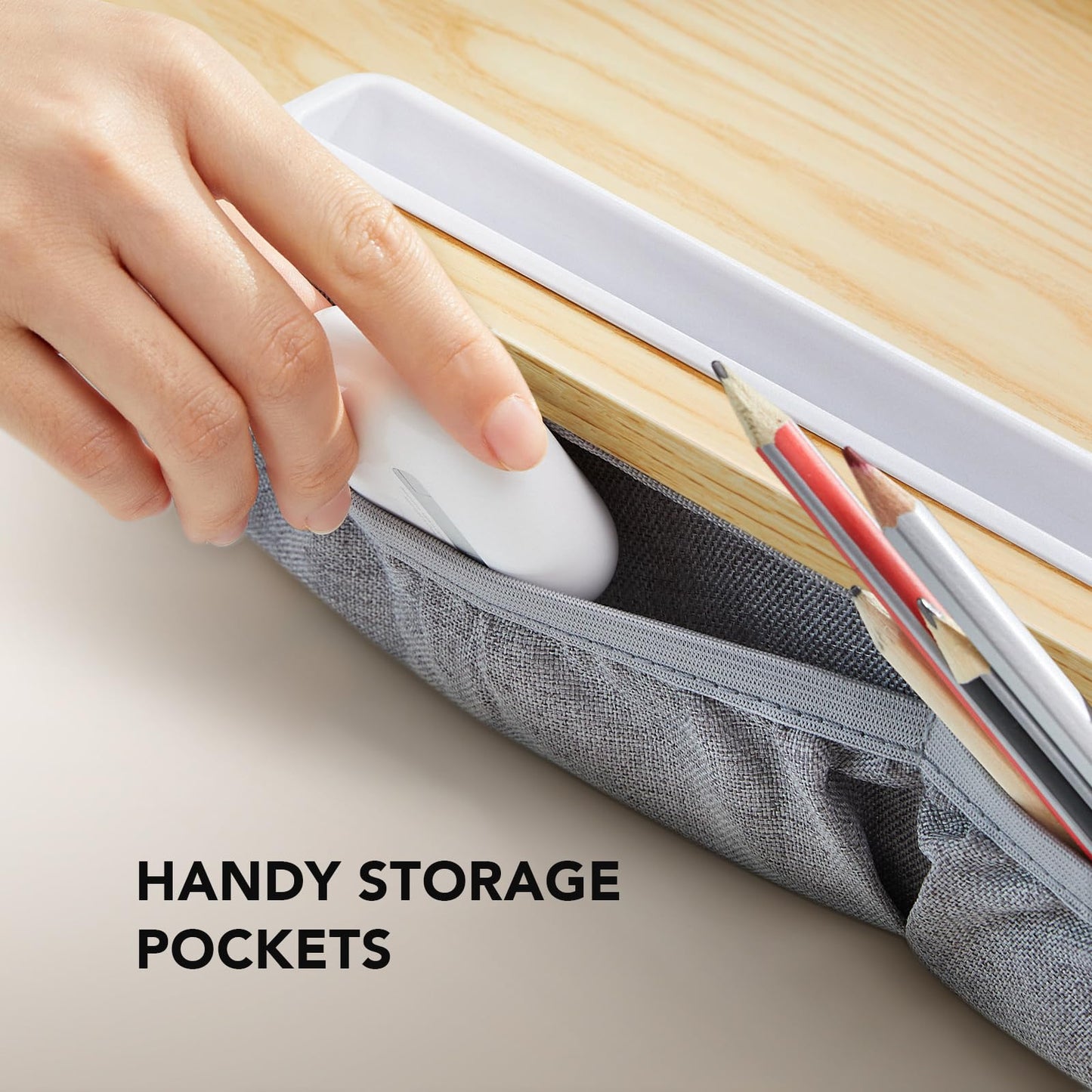 CushyLap Desk: Portable Laptop Stand & Storage