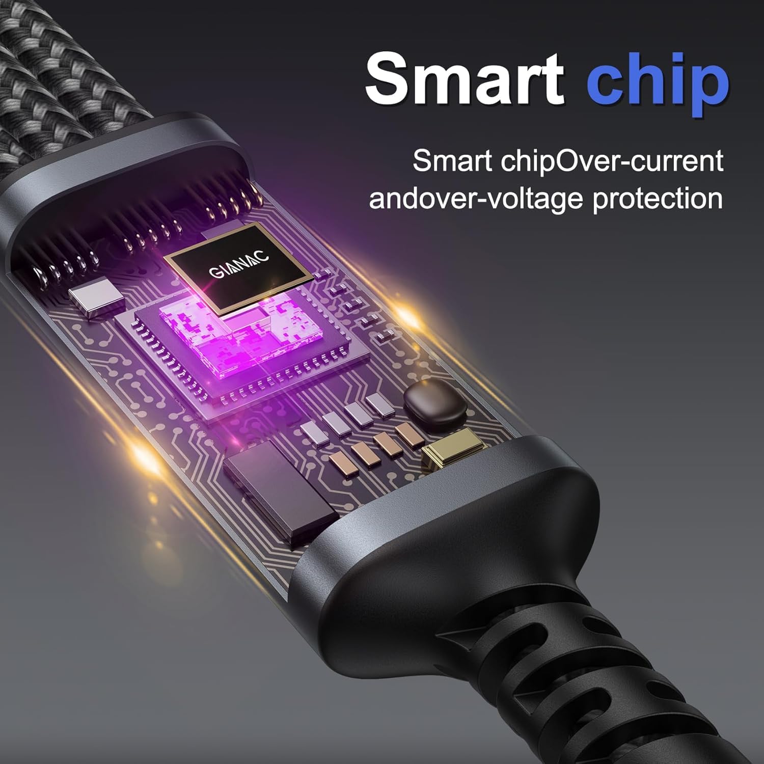 SmartCharge 3-in-1 USB C Cable with LED Display - Small Enterprise