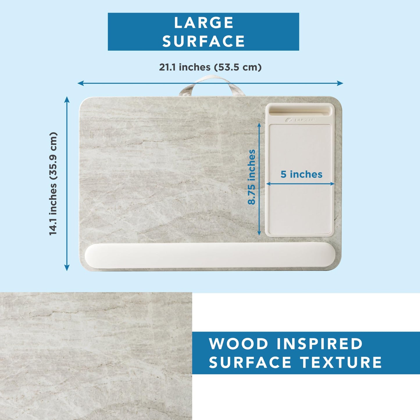 PinkComfort Lap Desk: Device Ledge & Phone Holder