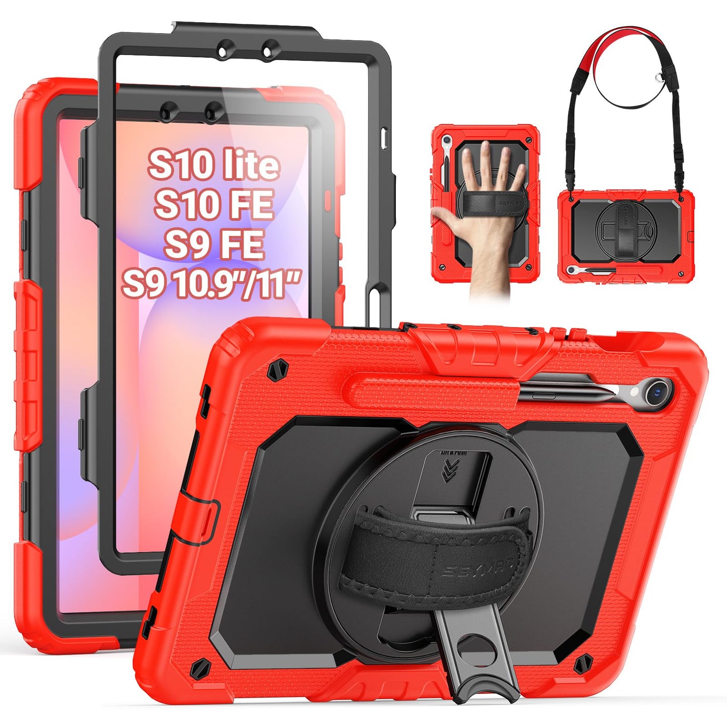 SEYMAC Heavy Duty Case for Galaxy Tab A9 8.7 2023, Blue
