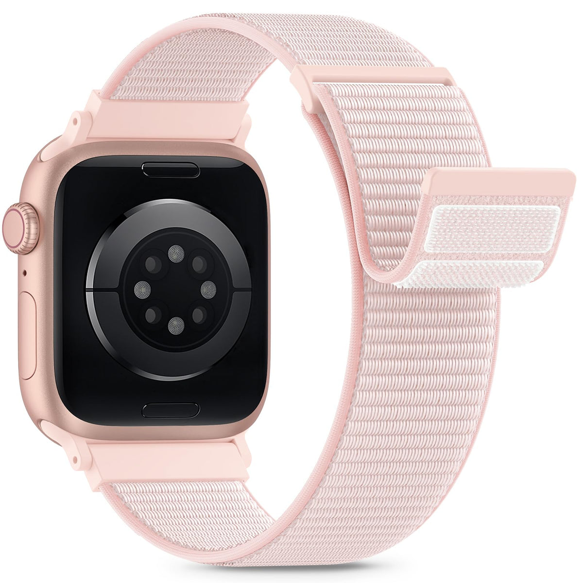 Nylon Loop Sport Band Compatible with Apple Watch Bands 44mm 45mm 46mm 49mm 42mm for Women Men, iWatch Wrist Straps for Ultra 3 2, Se, Series 11 10 9 8 7, Breathable, Soft Band Ideal for Outdoor