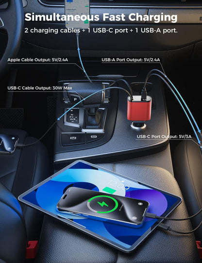 SuperOne 4-in-1 Car Charger - Small Enterprise