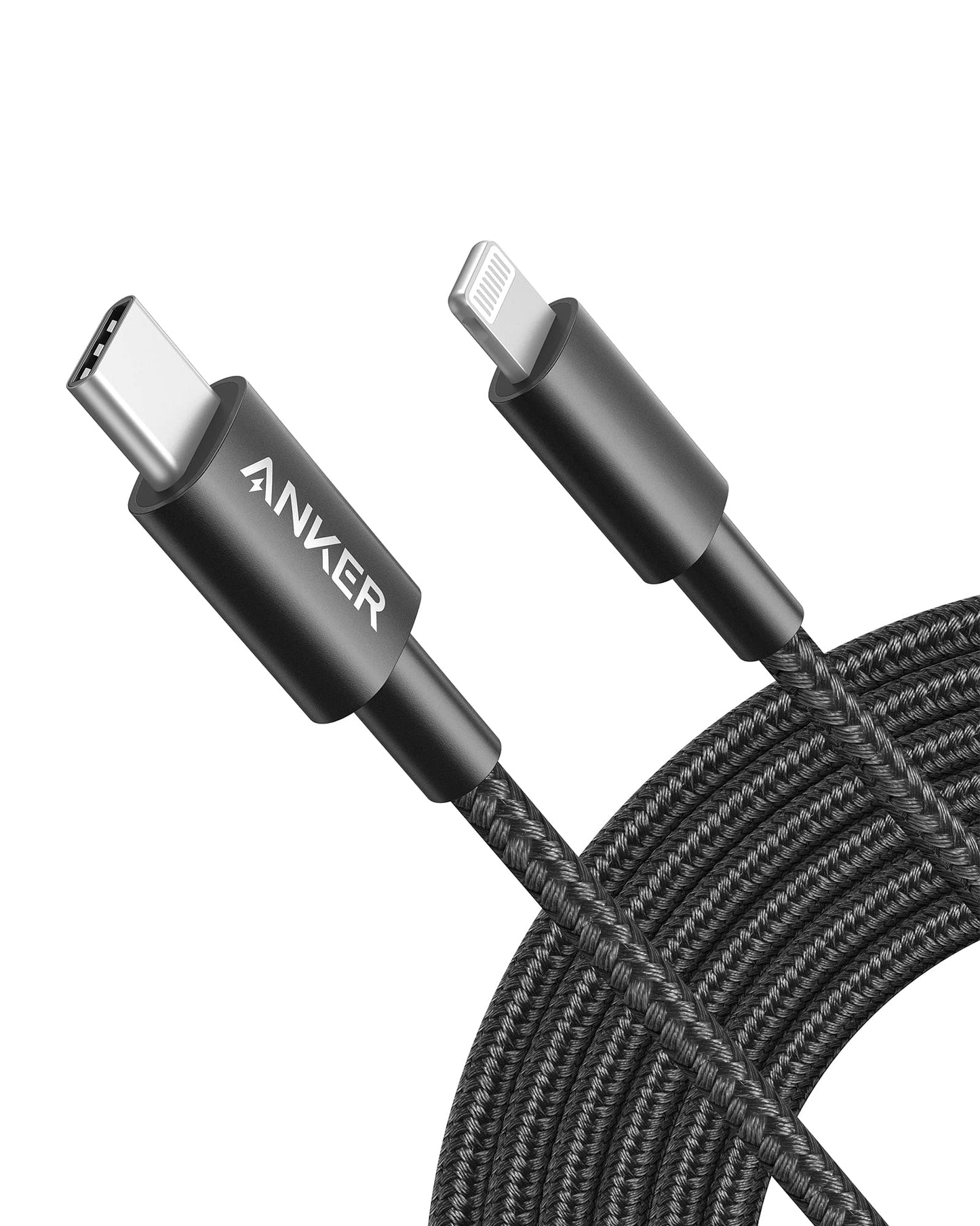 Anker SwiftCharge Nylon USB-C to Lightning Cord 3.3ft