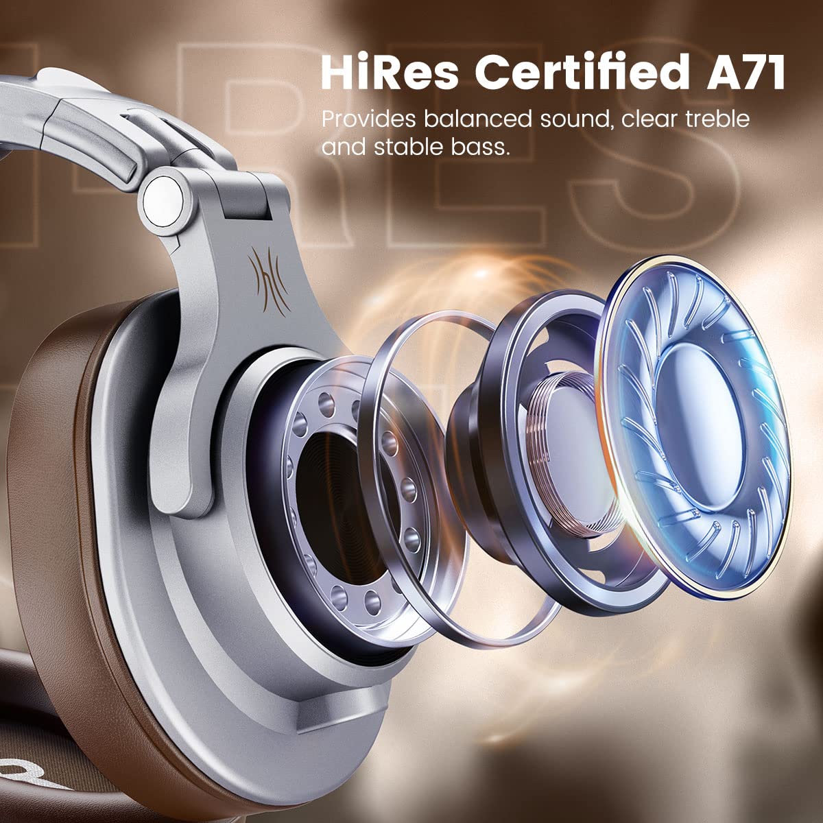 OneOdio A71 Studio Pro - Wired Foldable DJ Headset