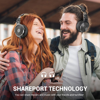 OneOdio Pro DJ Studio Over-Ear Headphones - Black