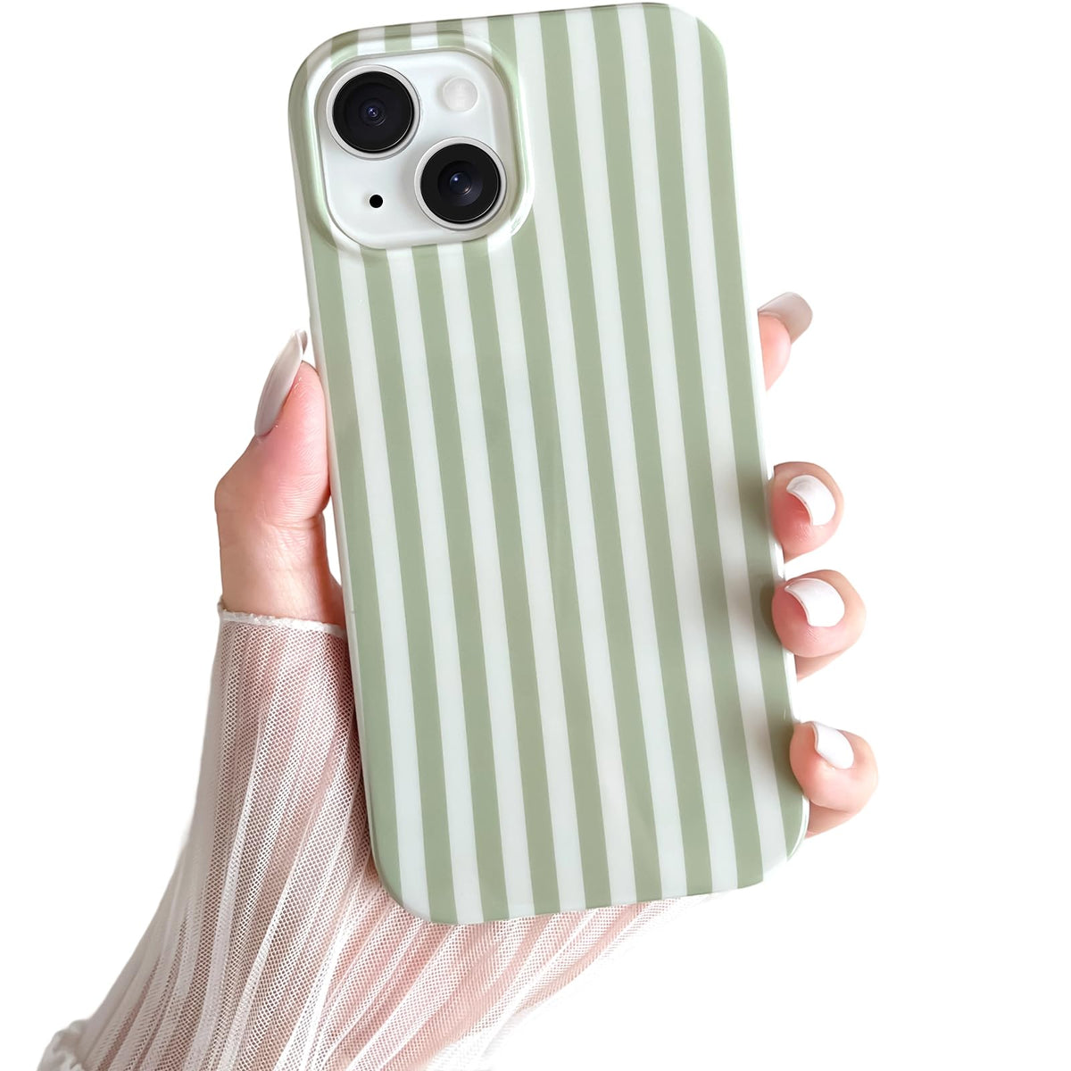 Yeddabox for iPhone 17 Pro Max Case Cute Striped Phone Case Soft TPU Slim Shockproof Phone Cover for Women Girls, Pink