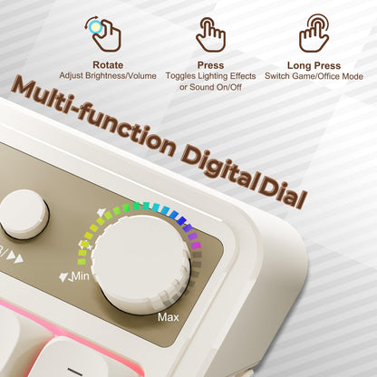 GreenWave S99 RGB Tri-Mode Gaming Keyboard