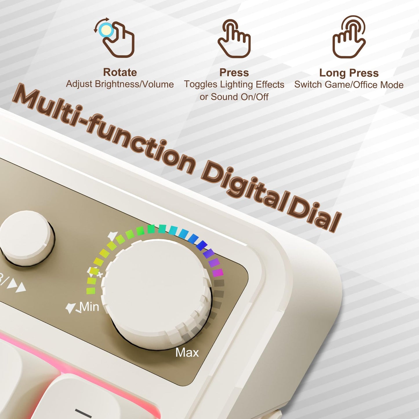 GreenWave S99 RGB Tri-Mode Gaming Keyboard